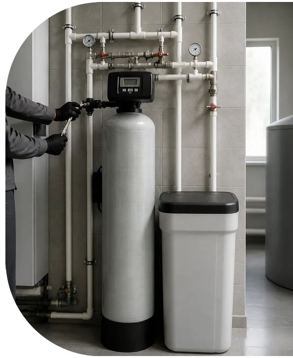 Монтаж системы умягчения воды в Лянторе от 10237 р. | АПаруса-Лнт